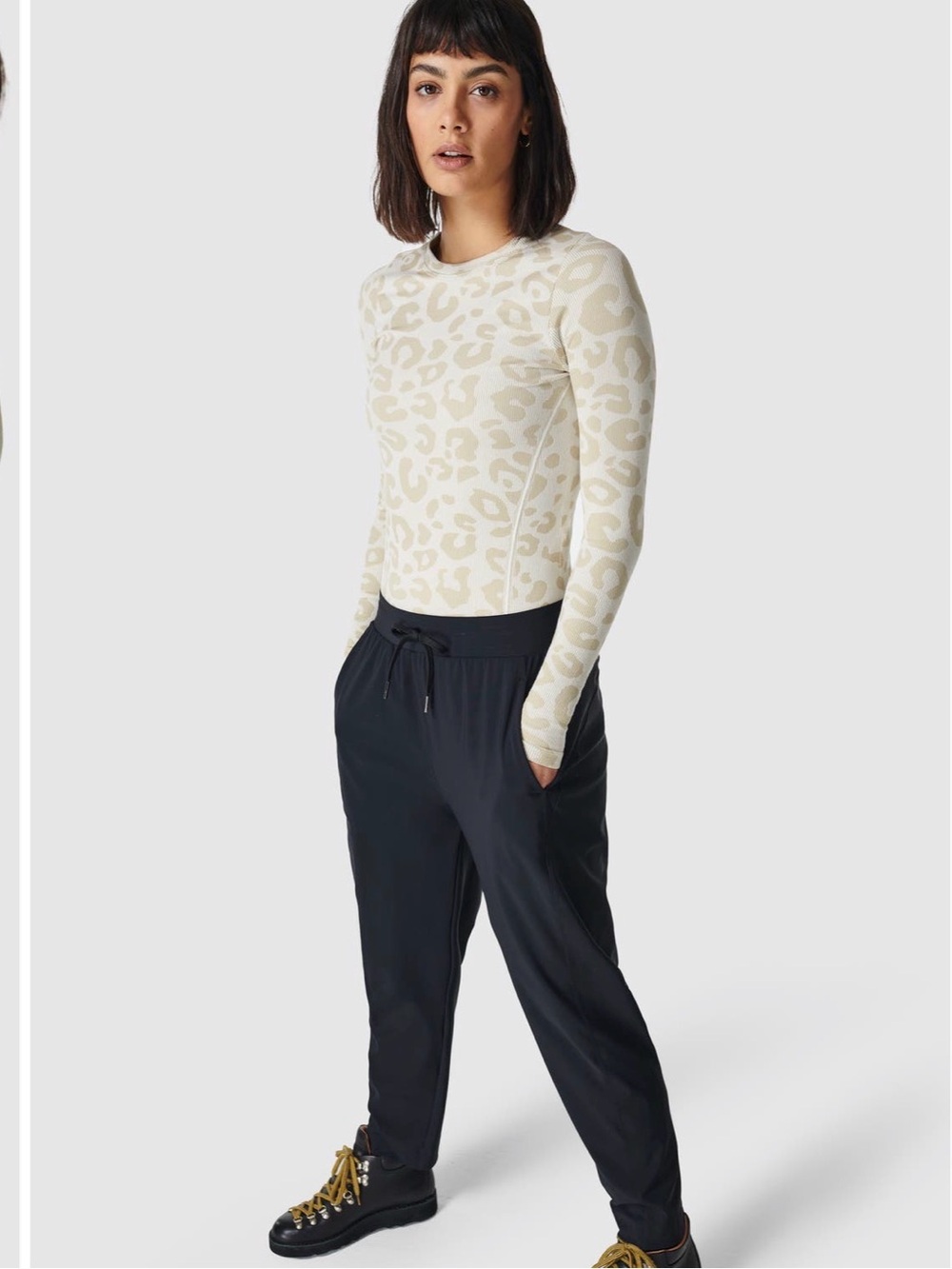 Sweaty Betty glisten seamless long sleeve top